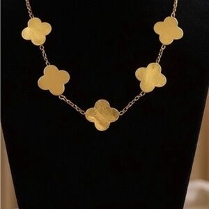 Gold Clover Necklace